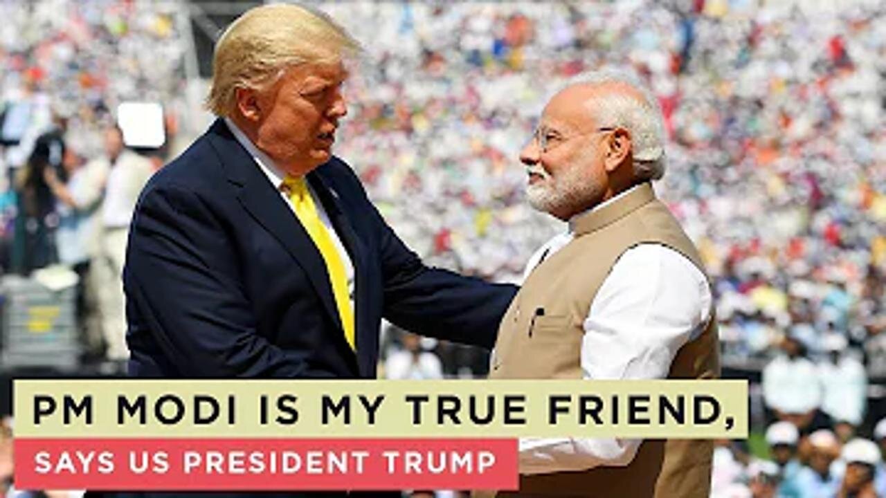 What US President Donald Trump said about PM Modi...Watch video!