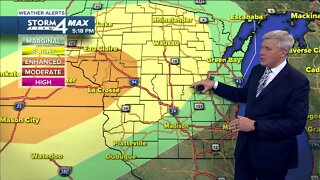 Temps near 70 tonight with chance for rain late