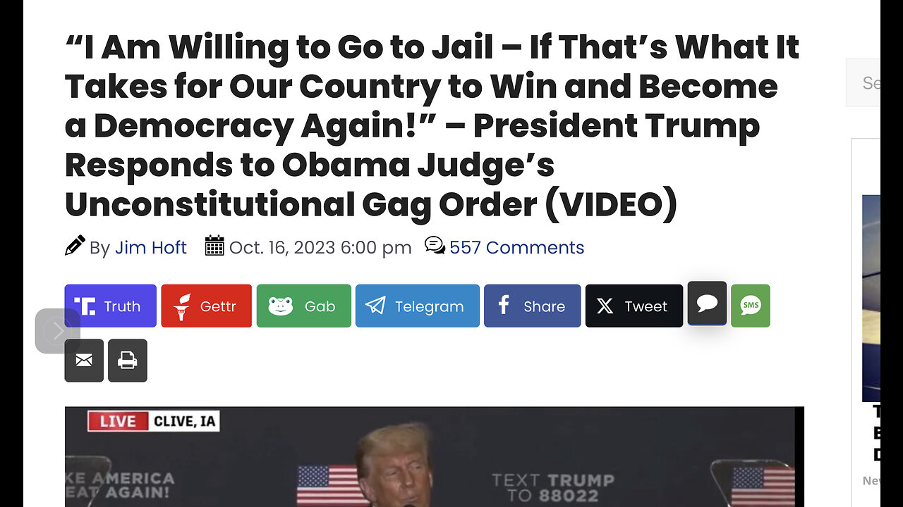 President Trump Responds to Obama Judge’s Unconstitutional Gag Order