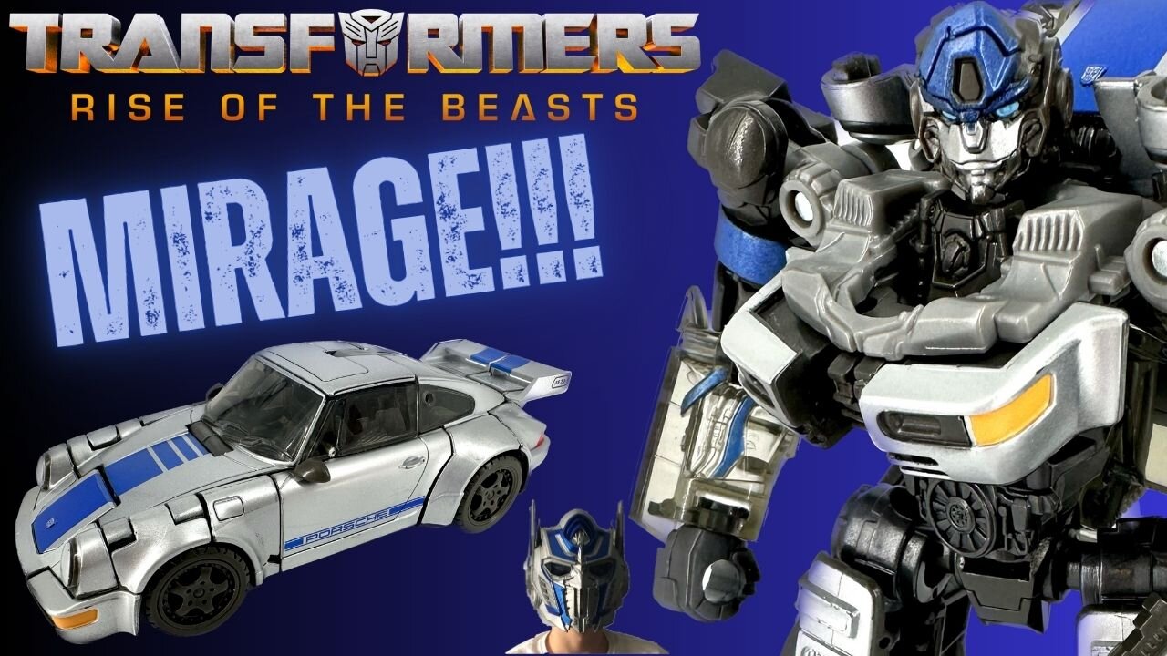 TRansformers Rise of the Beasts - Studio Series Mirage Full Review and Transformation