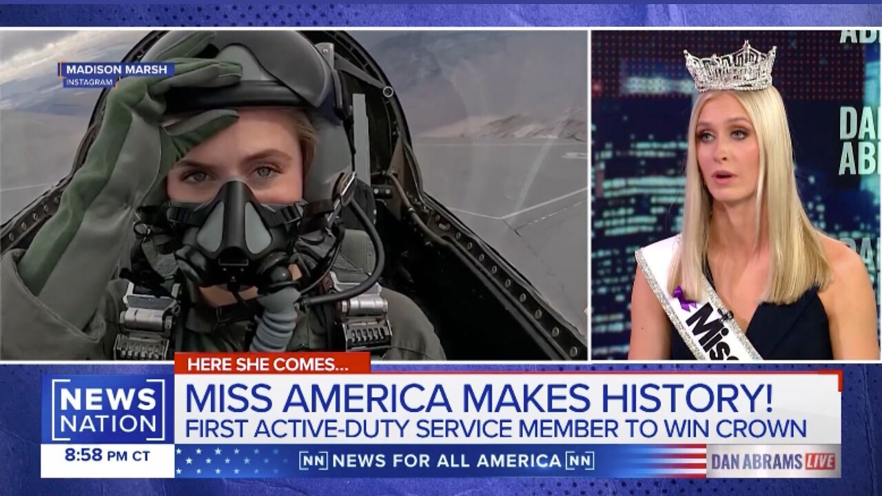 Miss America Madison Marsh: Pageants and the Air Force 'focus on education'