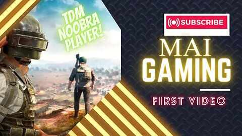 PUBG TDM NOOBRA PLAYER FIRST VIDEO