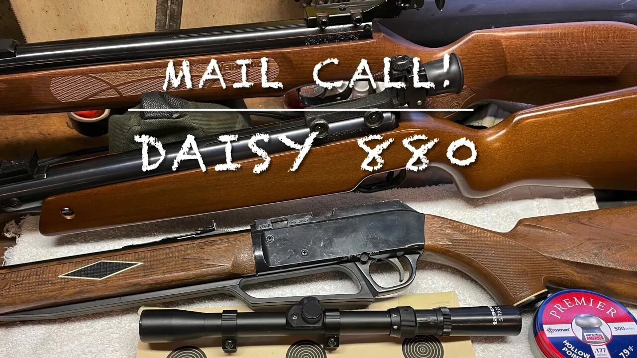 Subscriber Mail call with the Daisy model 880 multi pump pellet/BB rifles