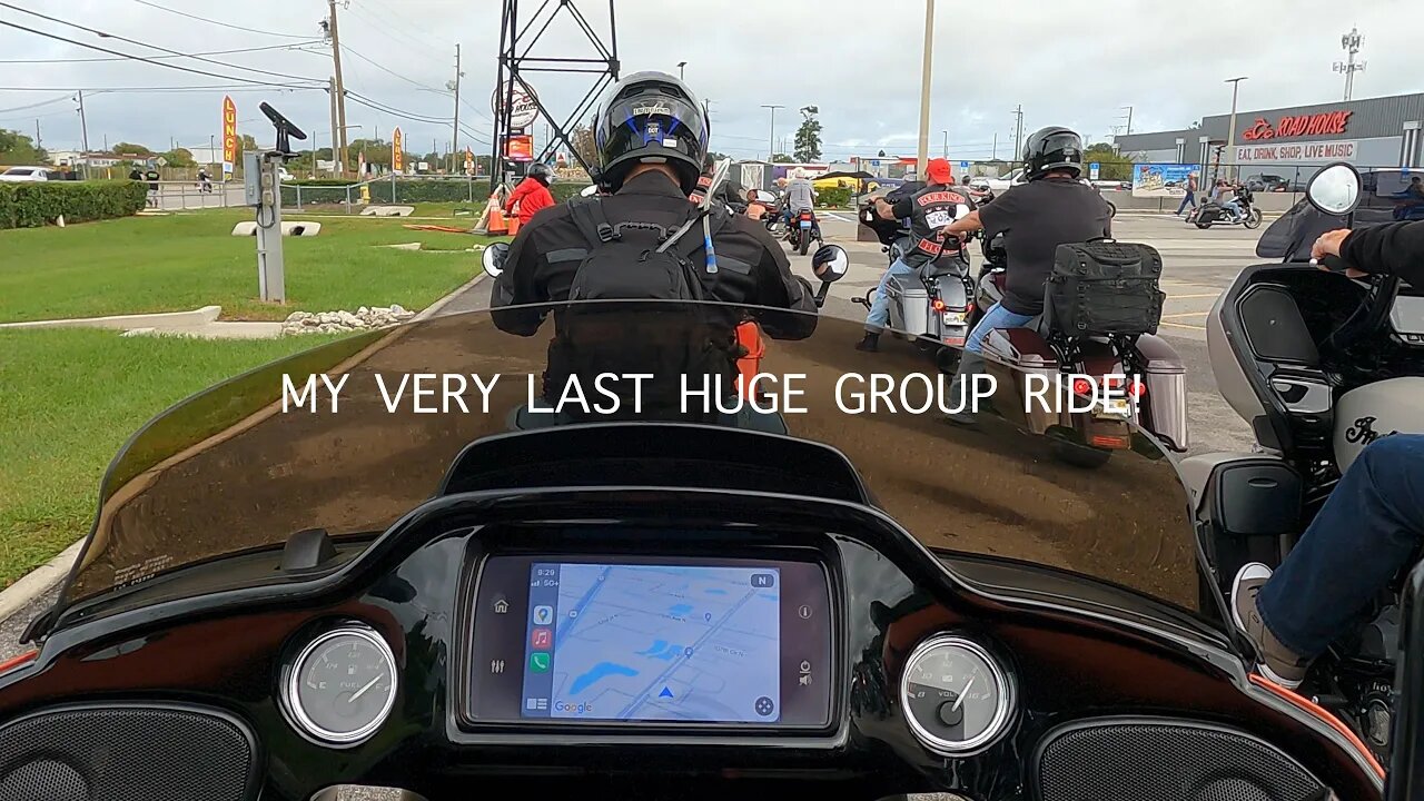 ASMR FOR BIKERS! MY LAST MEGA GROUP RIDE! CHAOS ON 2 WHEELS!