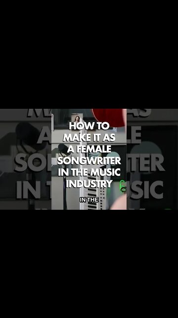 Pro Songwriter On Getting Your Foot In The Door As A Woman #shorts
