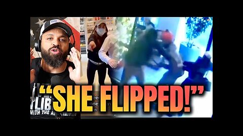 White Woman Wrestles Black Man Who Stole Her Cellphone!