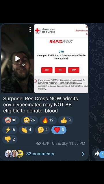 Chris Sky talks about Red Cross