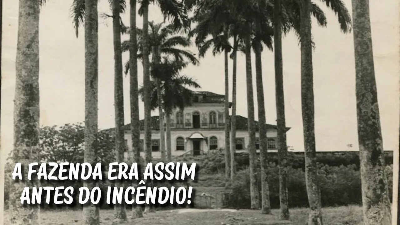 Isso foi o que sobrou da Fazenda São Bernardino de 1862 após o incêndio #shorts
