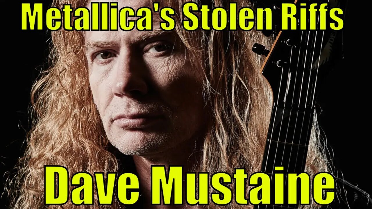 Metallica's STOLEN Guitar Riffs | Dave Mustaine vs Kirk Hammett & Lars Ulrich