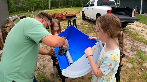 DIY Hog Trough | Solving a common problem with a simple plan