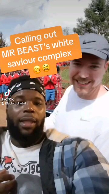 Black "African" man in Toronto cries about Mr. Beast doing more for Africa than he ever will... 😭