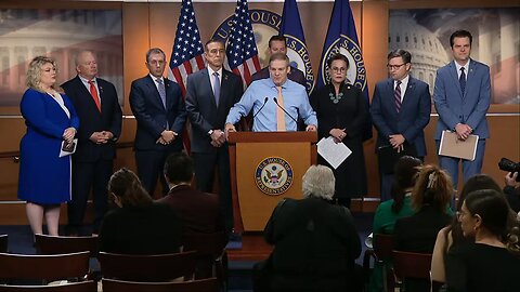 Rep. Jim Jordan, House judiciary lawmakers hold presser on new whistleblower report - May 18, 2023