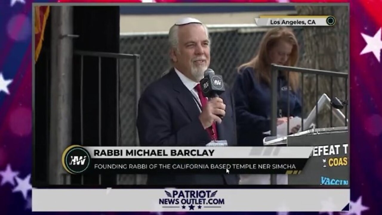 Rabbi Michael Barclay - Defeat the Mandates (4/10/2022) Los Angeles