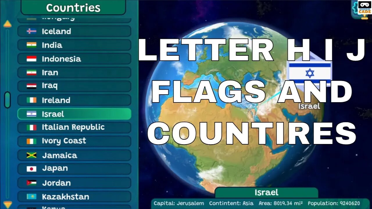 Letter H I J - Flags & Countries