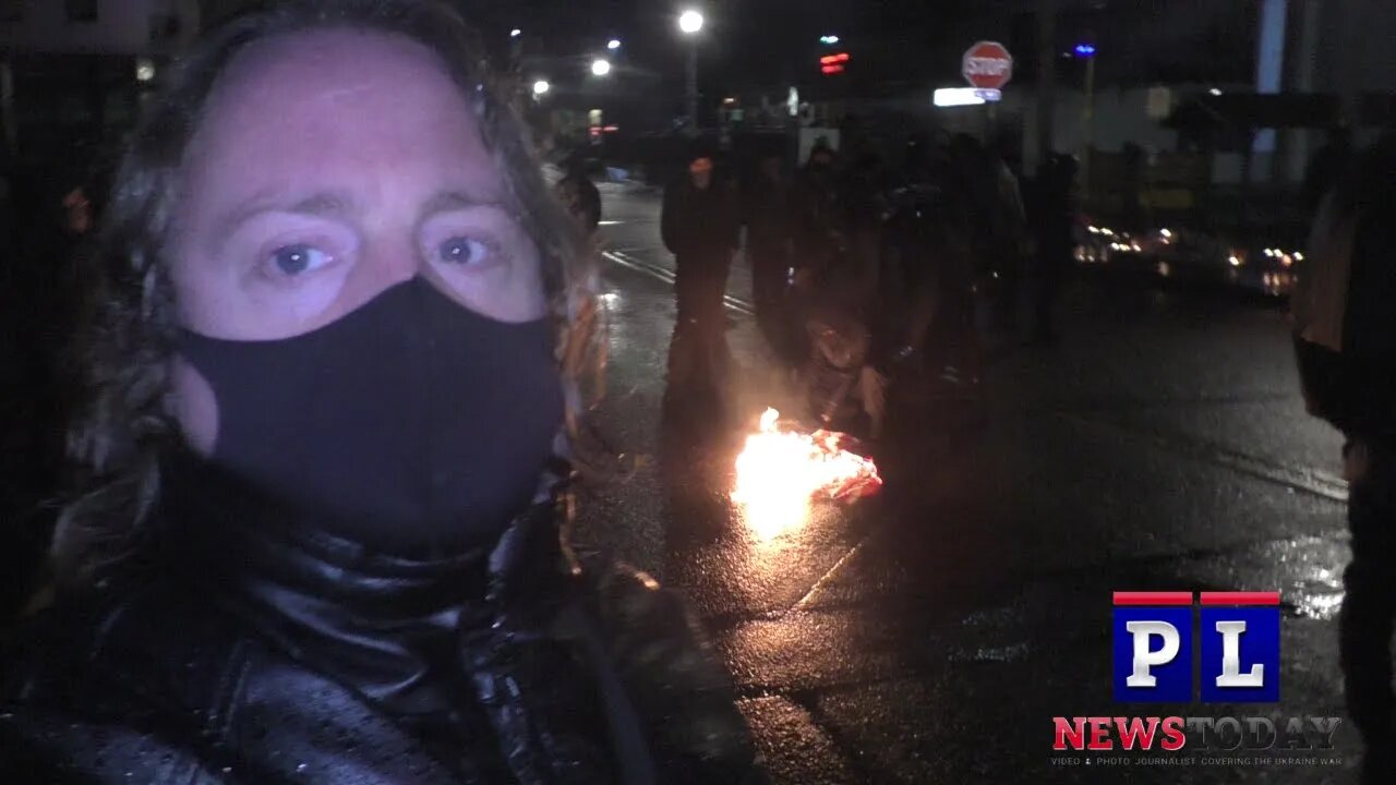 Antifa Burns American Flags At ICE Facility In Portland