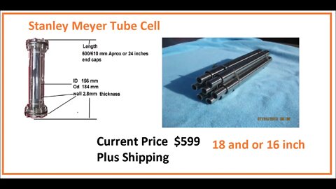 9 Tube Cell Water Fuel Cell Stanley A Meyer