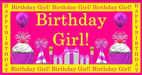 Happy Birthday 3D - Birthday Girl - Happy Birthday To You - Happy Birthday Song