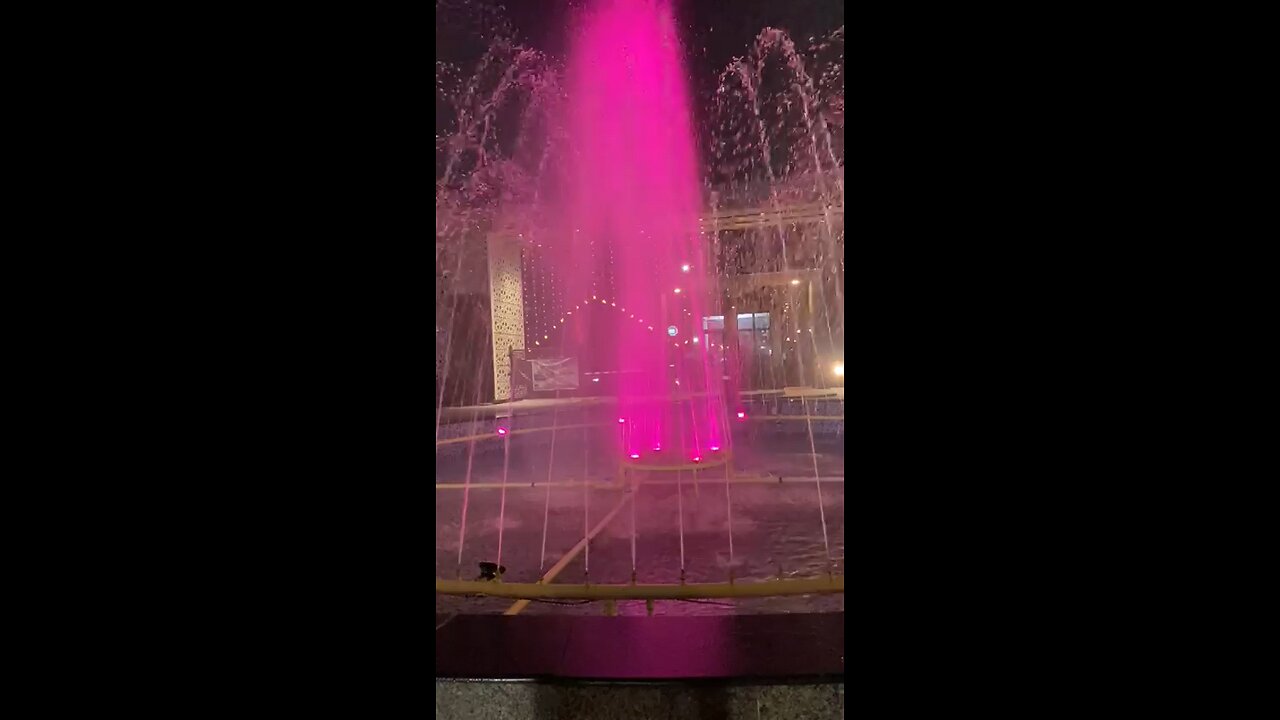 colourful fountain