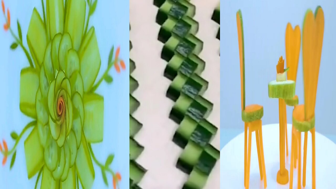 beautiful flower on vegetable
