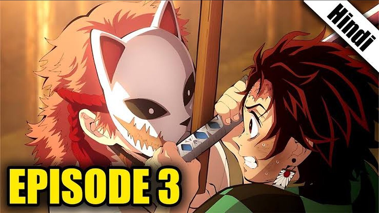 Demon Slayer Season 1 EP 3 Hindi Dubbed