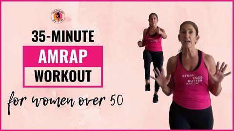 35-Minute Full Body Workout - AMRAP No Jump | For Women Over 50