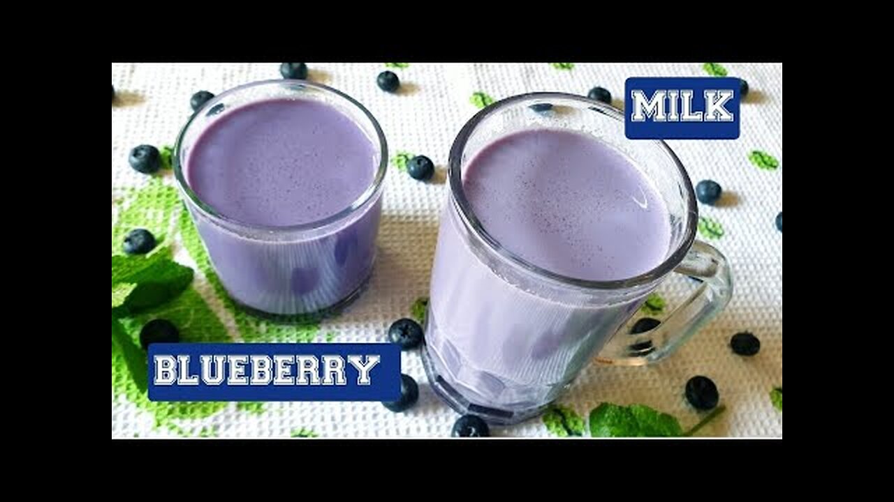 Real Blueberry Milk
