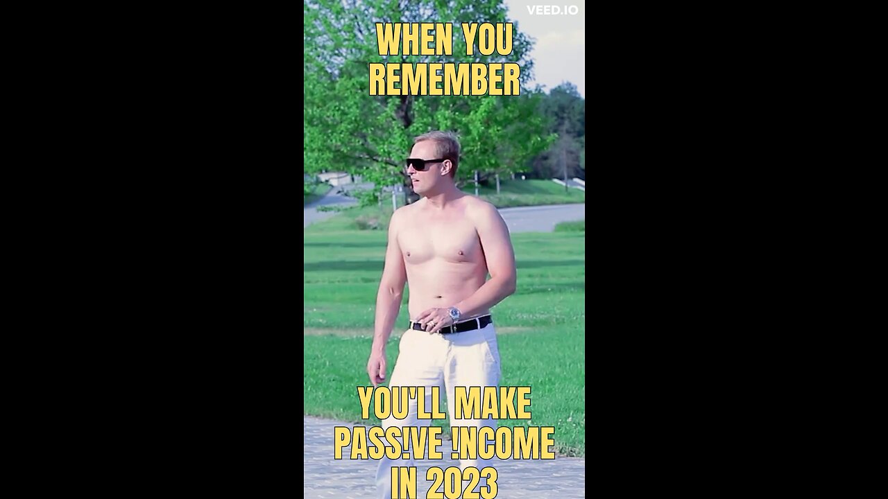 Happy to get passive income?