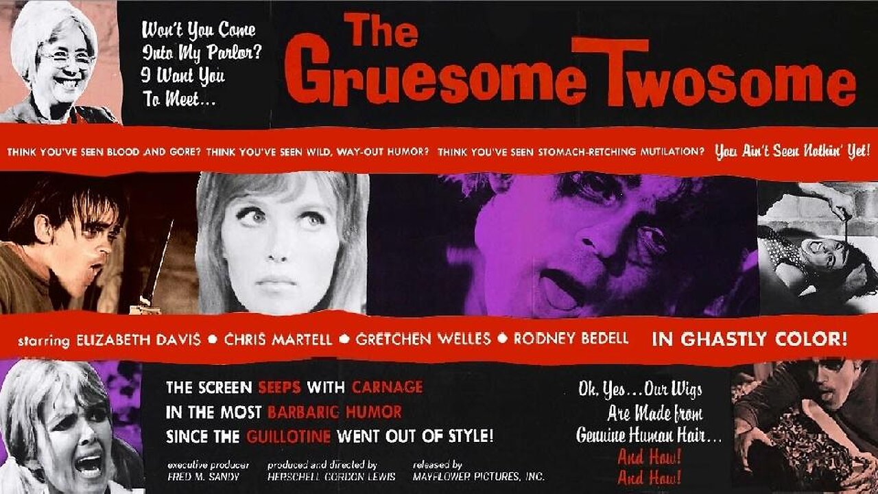 THE GRUESOME TWOSOME 1967 From Herschell Gordon Lewis, the Master of Grisly Gore FULL MOVIE in HD