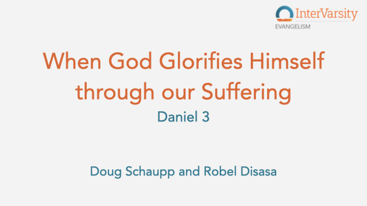 When God Glorifies Himself through our Suffering