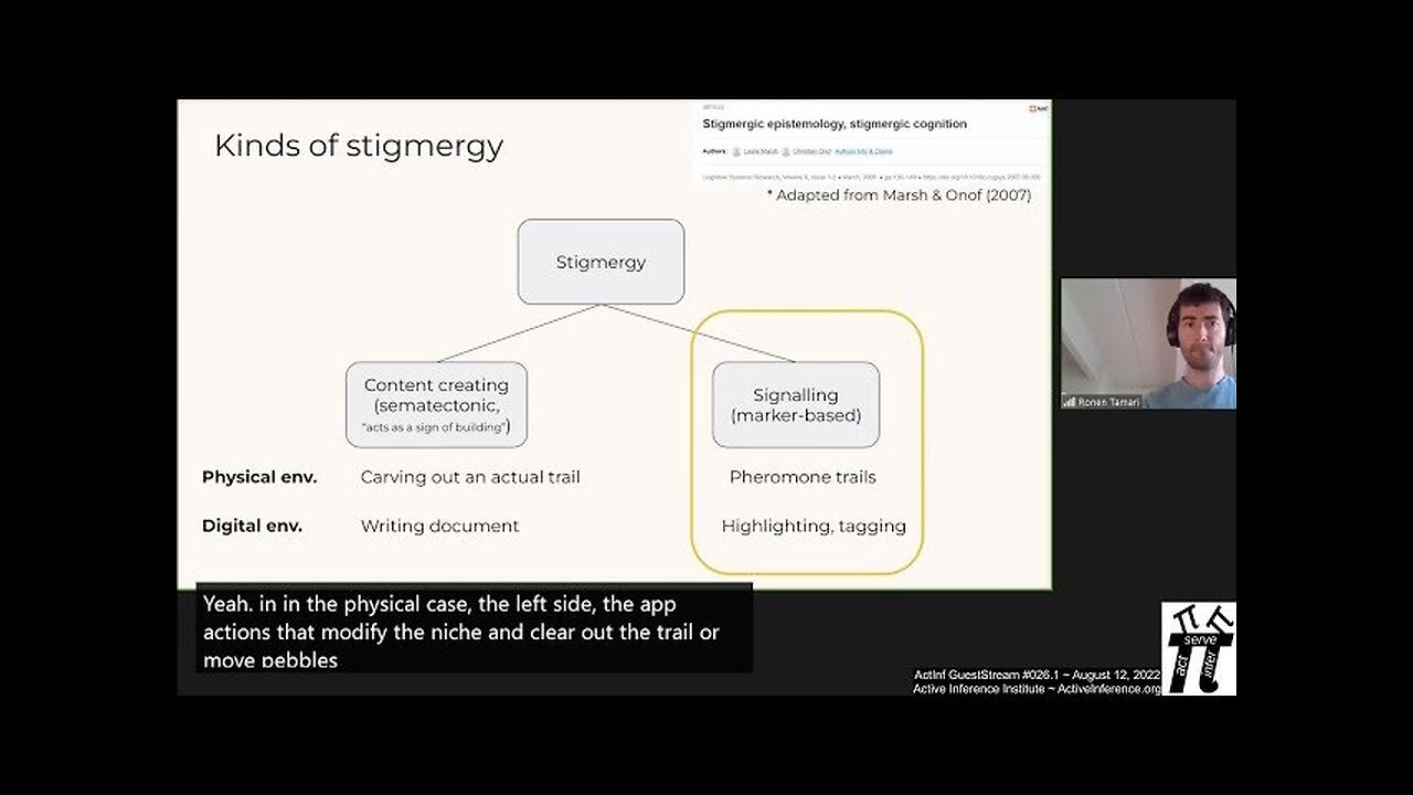 ActInf GuestStream #026.1 ~ "From Users to (Sense)Makers" and Stigmergic Annotation