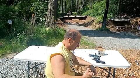 Ruger Mark IV pistol at 100 yards