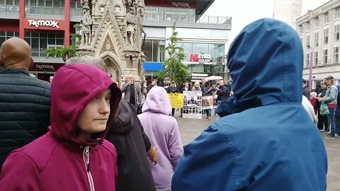 Leicester Anti-Lockdown protest