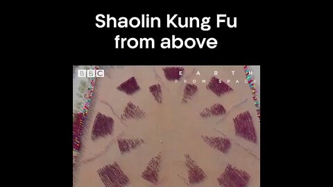 The red dots are martial artists practicing Shaolin Kung Fu... Mesmerizing!