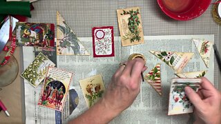 #10 Christmas Journal Pockets, Edges, Tabs