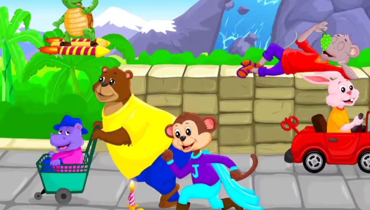 kids cartoon video in English nursery wine kids poem song