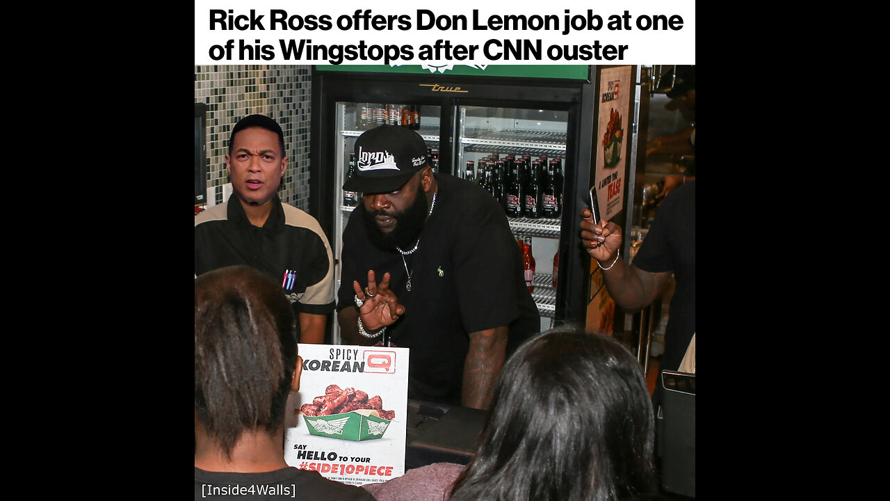 Rick Ross offers Don Lemon job at one of his Wingstops after CNN ouster