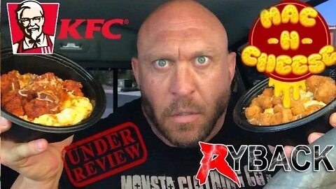 KFC Classic VS Spicy Mac & Cheese Food Mukbang Review - Ryback TV