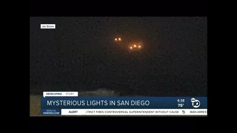 MYSTERIOUS LIGHTS OVER SAN DIEGO | UFO’s?