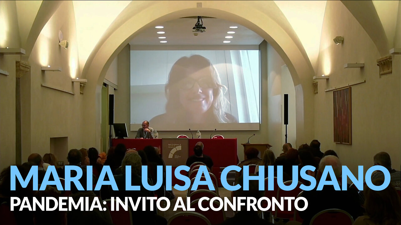 MARIA LUISA CHIUSANO - Pandemia: Invito al confronto