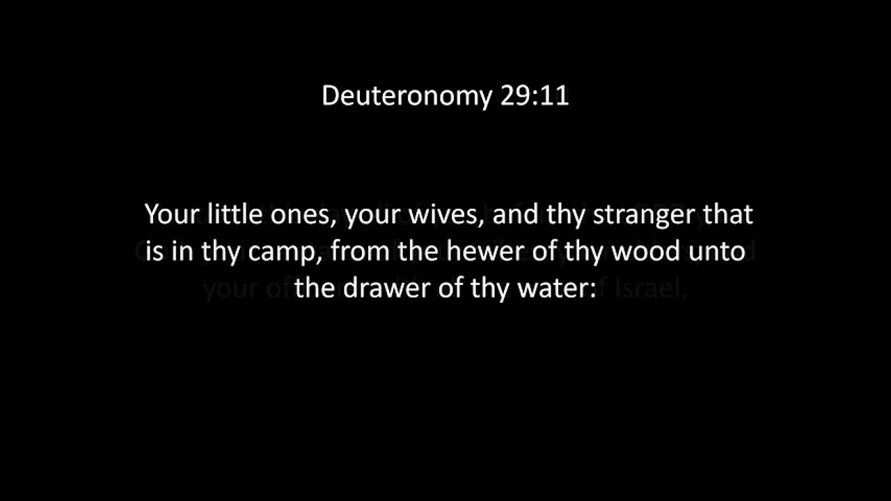 Deuteronomy Chapter 29