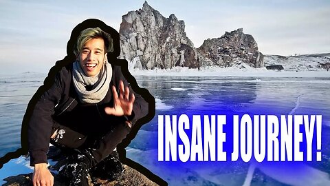 WALKING ON ICE WATER ! SCARY RISK!
