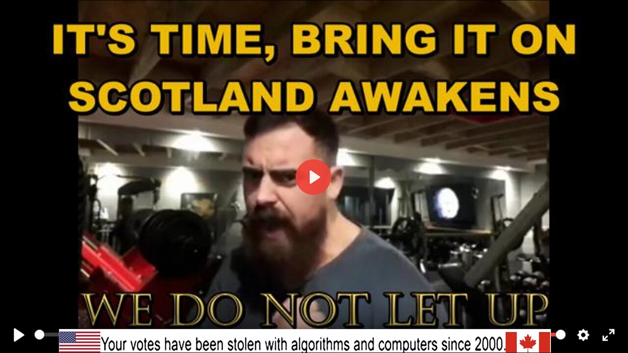 "JESUS ... WHAT HAPPENED TO US?" SCOTLAND'S POWERFUL MESSAGE ... A CALL TO ARMS .. "BRING IT ON!"