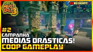 OMD3 | MEDIDAS DRÁSTICAS MAPA 2 AQUEDUTOS COOP | ORCS MUST DIE 3