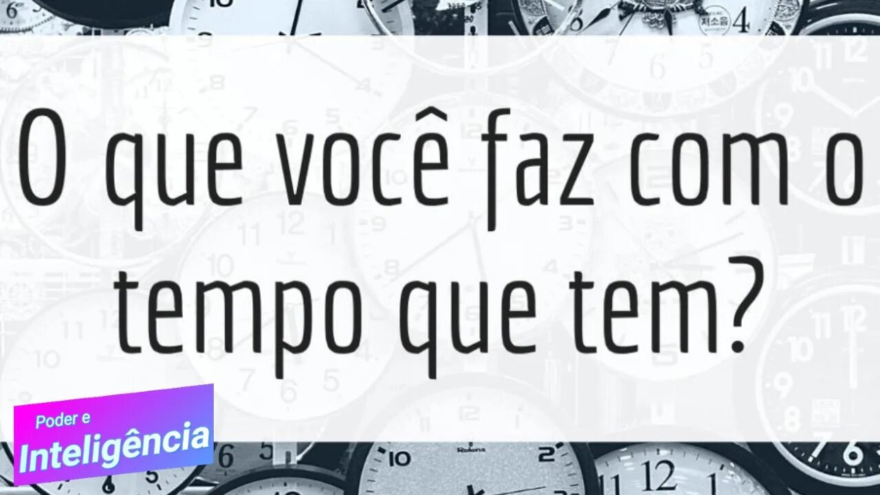 AI VOCÊ NÃO TEM TEMPO PARA SE DESENVOLVER