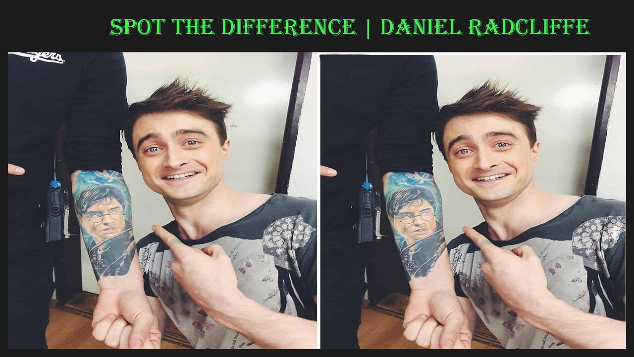 Spot the difference | Daniel Radcliffe