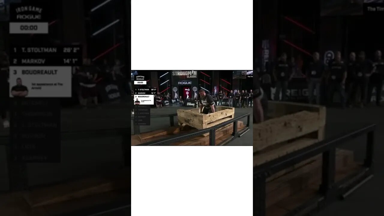 Maxime Boudreault 400kg The Timber Carry em 8,41s #Shorts