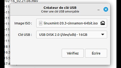 GRAVURE USB - Comment graver une image ISO sur une clé USB sous LINUX