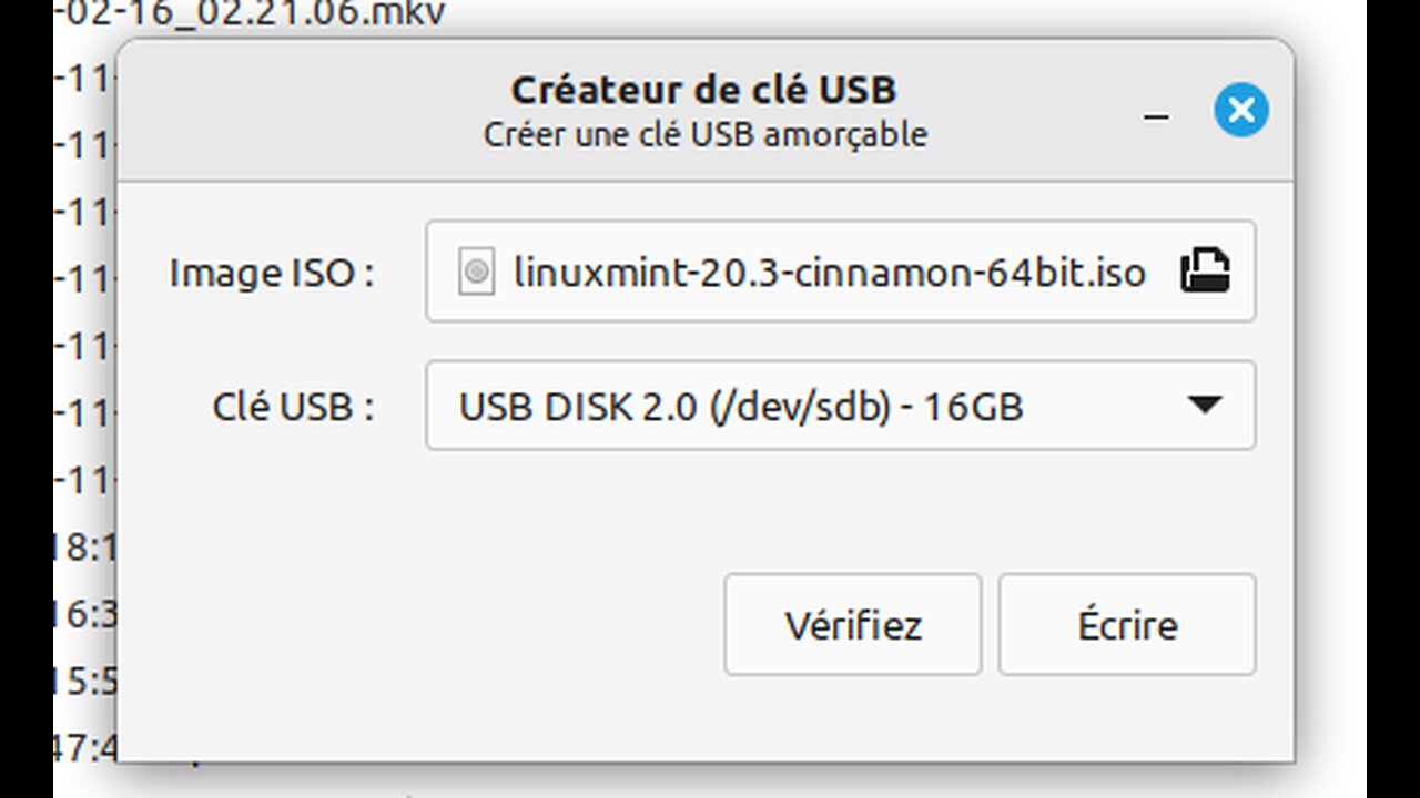 GRAVURE USB - Comment graver une image ISO sur une clé USB sous LINUX