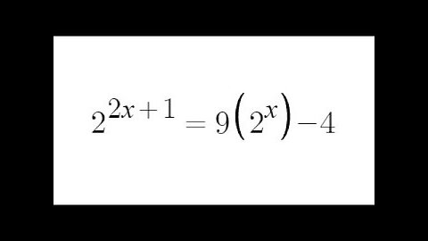 Grade 12 Advanced Functions - Solving Exponential Equation (ch 8.5)