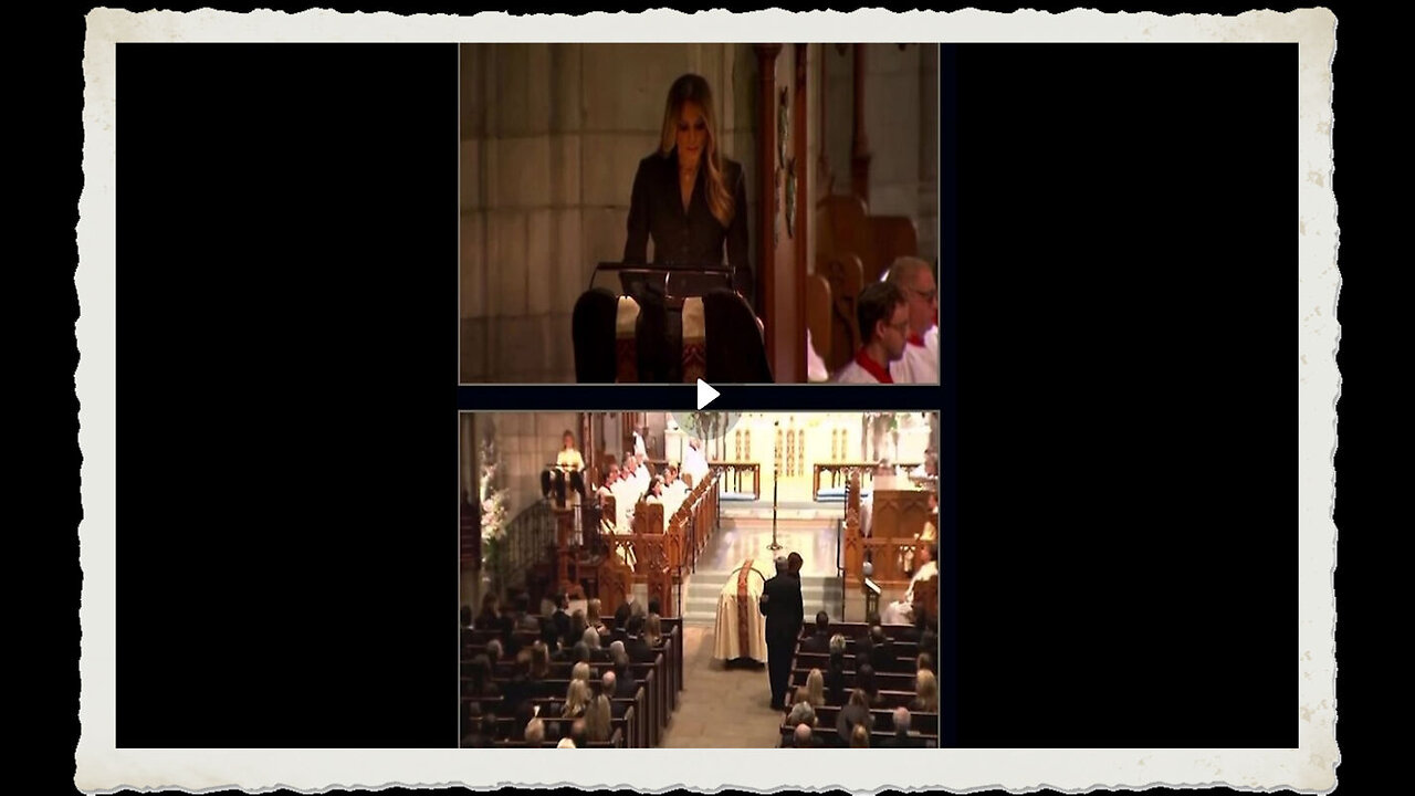 Melania Trump gives an incredibly beautiful eulogy at her mother's funeral.